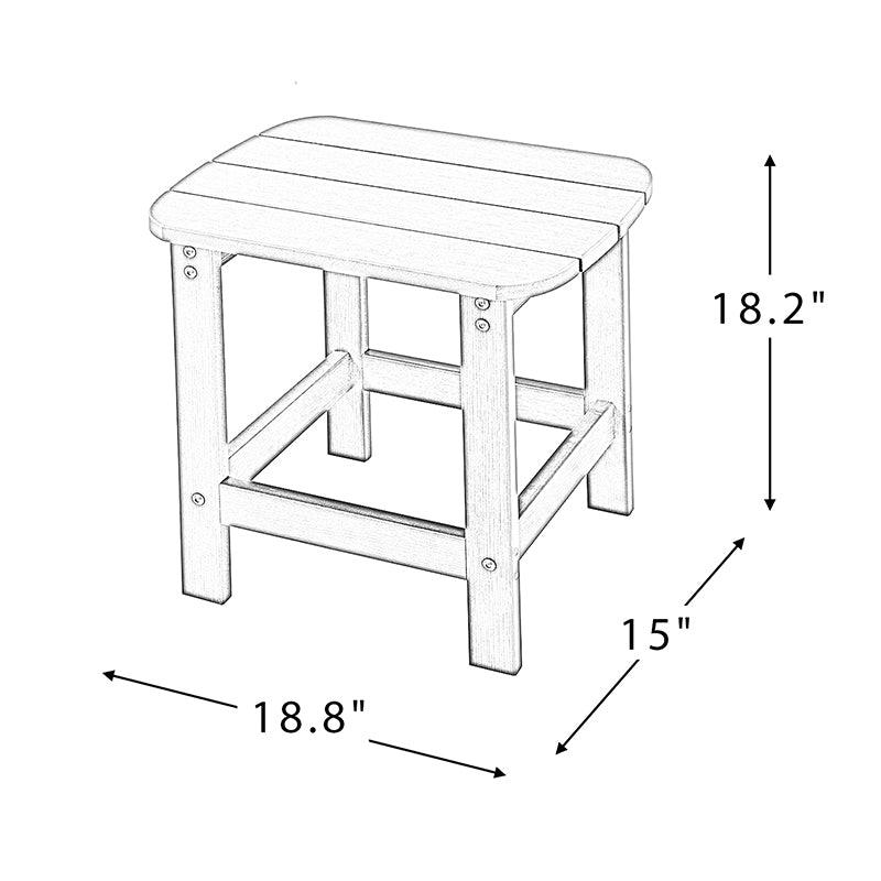 Louis Outdoor Side Table - Hulala Home