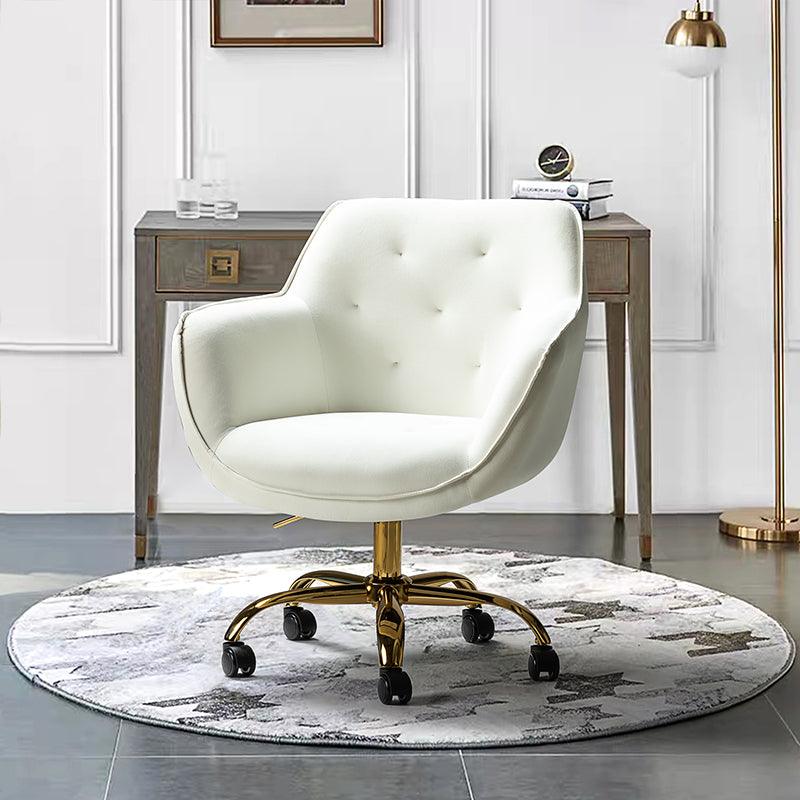 Jovida Velvet Tufted Office Chair - Hulala Home