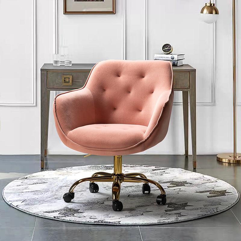 Jovida Velvet Tufted Office Chair - Hulala Home