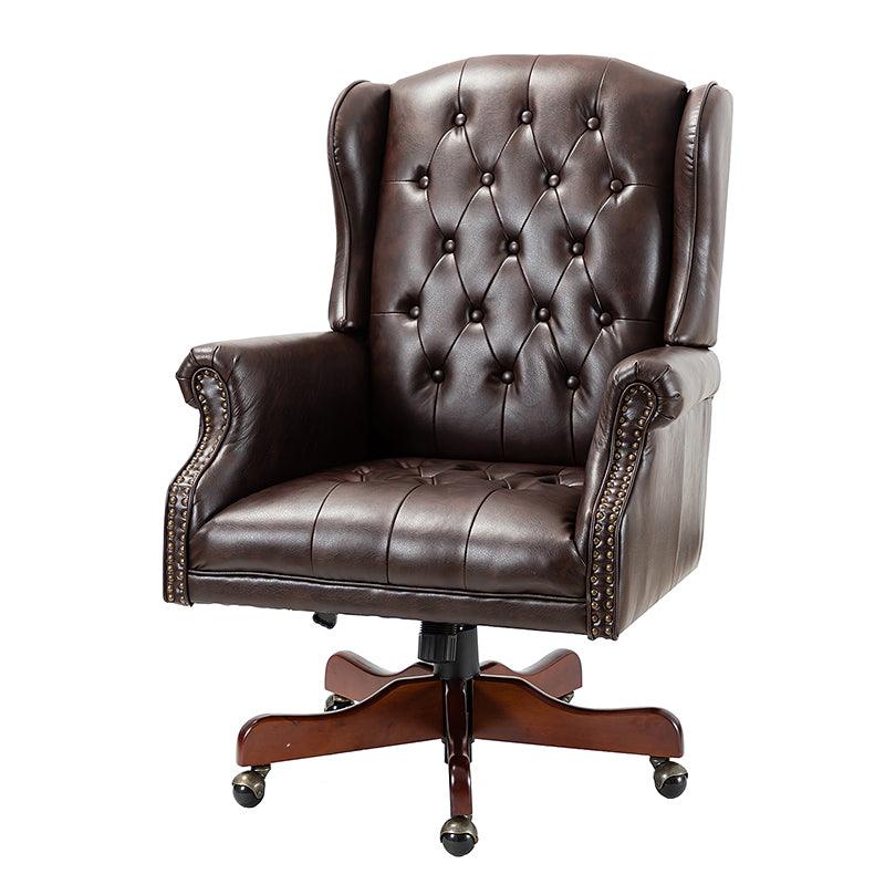 Esteban Vegan Leather Executive Office Chair - Hulala Home