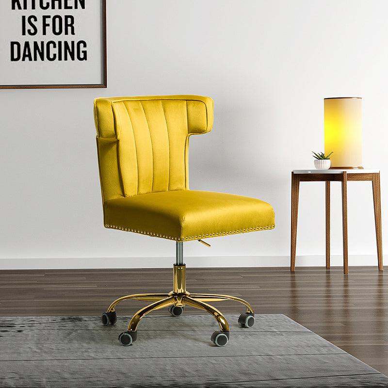 Nadine Velvet Office Chair - Hulala Home