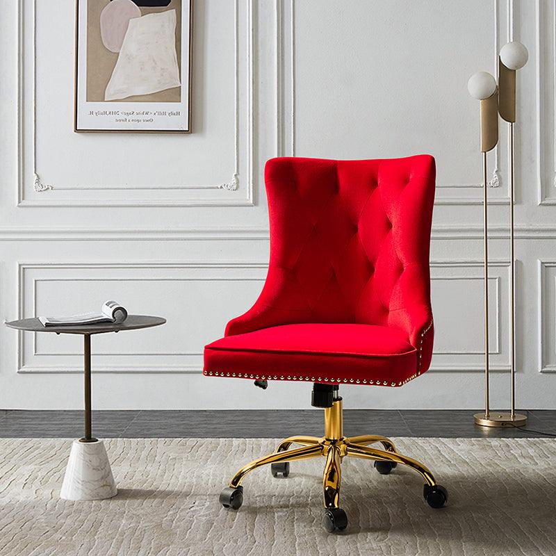 Adega Velvet Adjustable Office Chair - Hulala Home