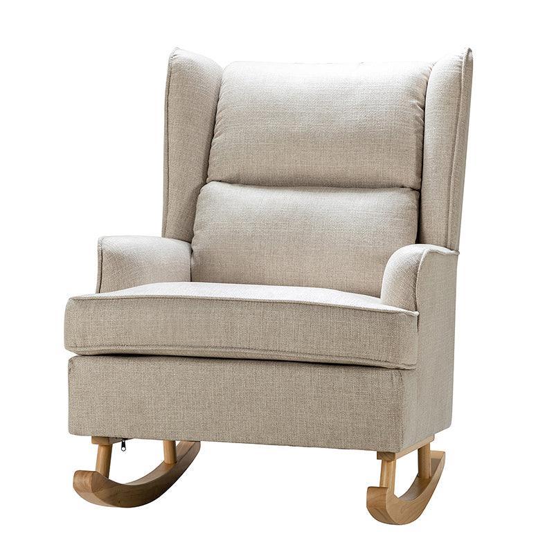Modern Tufted Upholstered nursing living room rocking Chair - Hulala Home