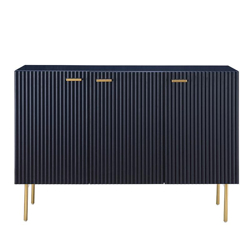 Roman Lacquer 3-Door Sideboard (47") - Hulala Home