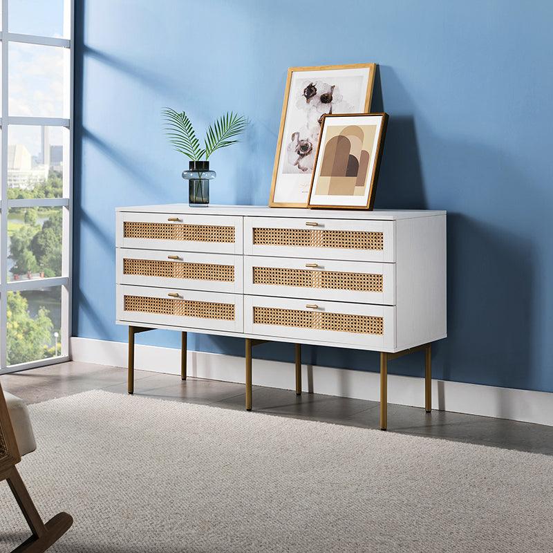 Domisili 6- Drawer 54" Double Dresser - Hulala Home