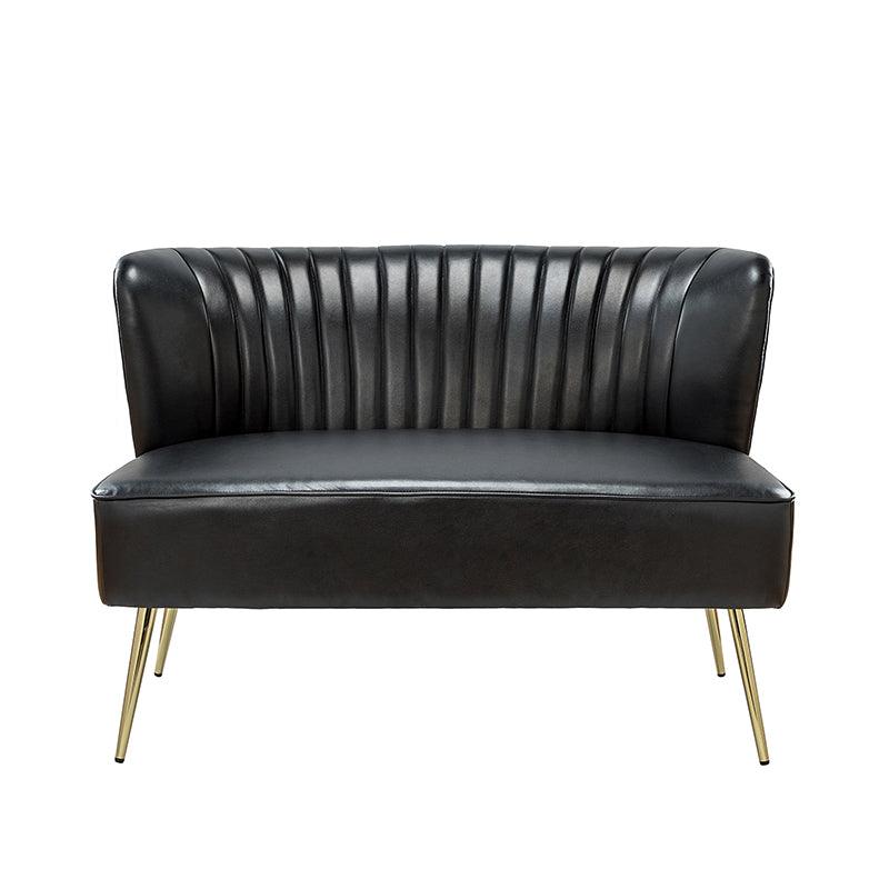 Agnes Vegan Leather Loveseat - Hulala Home