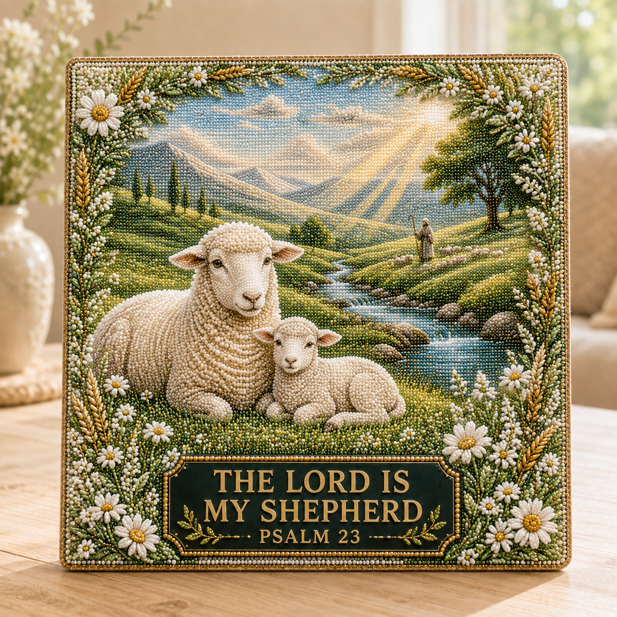 ✝️ Psalms of Comfort & Strength Pearl Diamond Art Kit-HandPrint