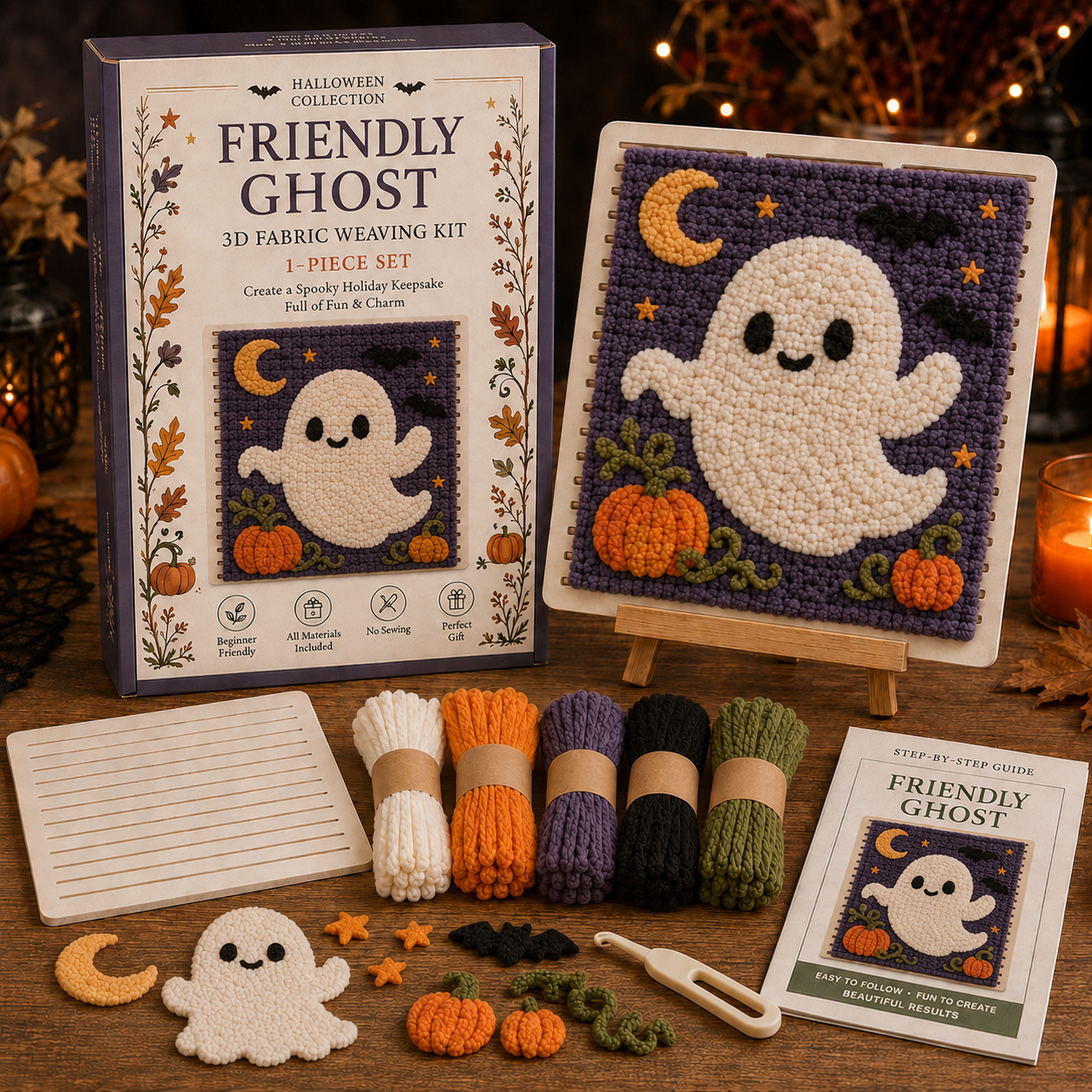 🎃 Halloween Fabric Weaving Kit-HandPrint