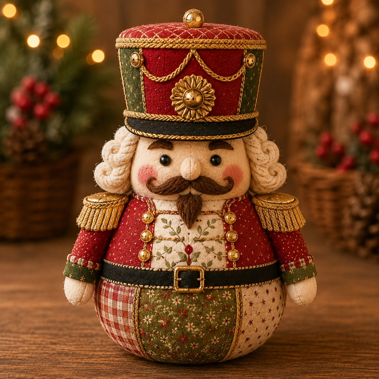 🎄 Christmas Fabric Doll DIY Kit-HandPrint