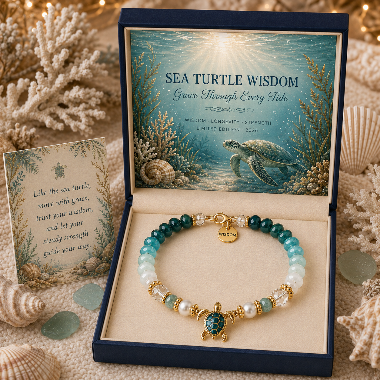 🌊 Ocean Meaning Bracelet Collection-HandPrint