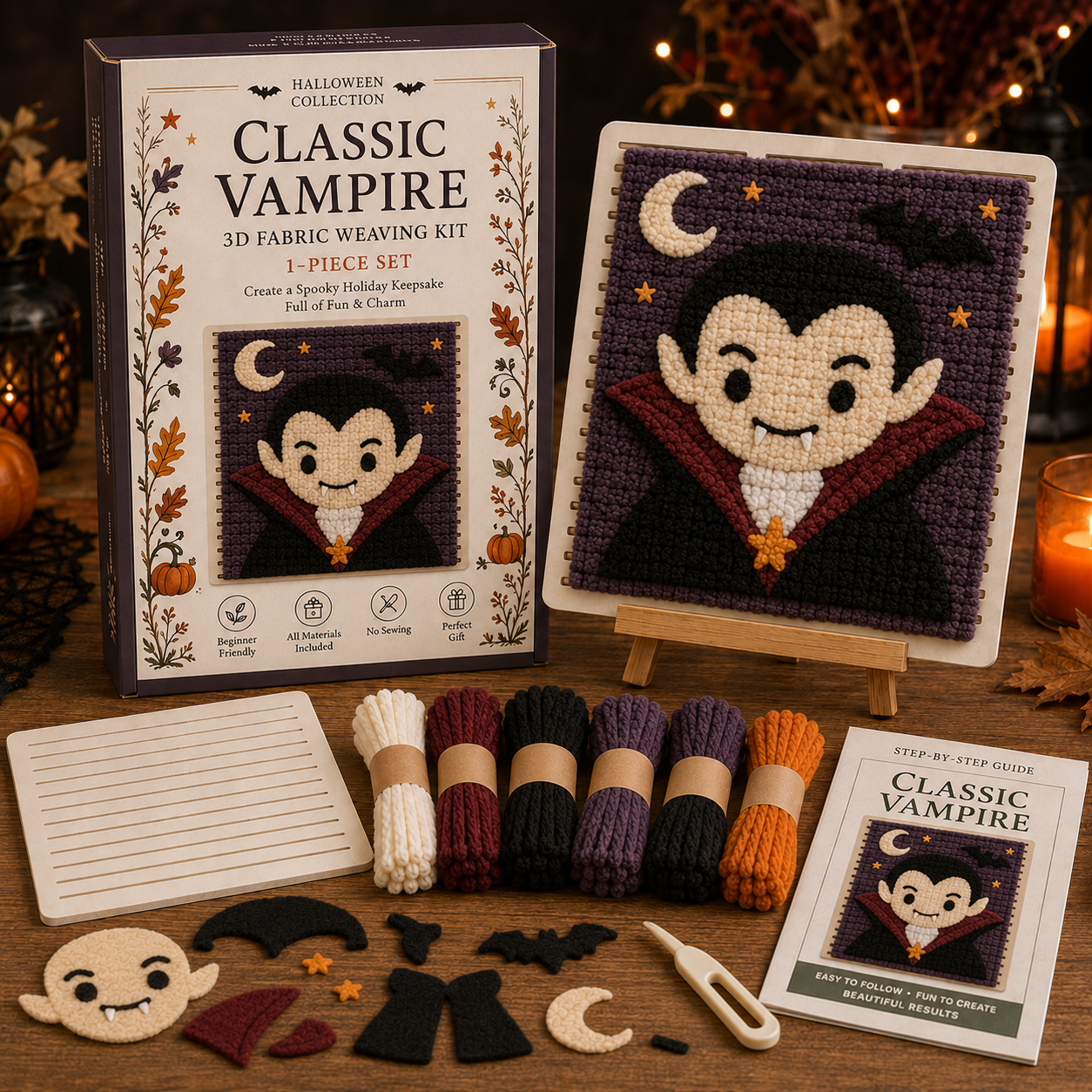 🎃 Halloween Fabric Weaving Kit-HandPrint