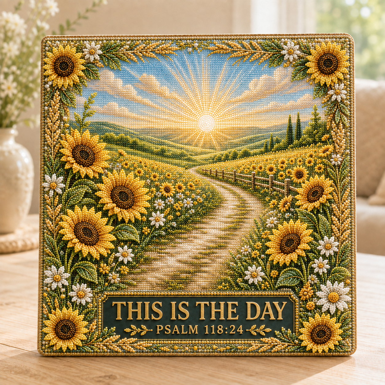 ✝️ Psalms of Comfort & Strength Pearl Diamond Art Kit-HandPrint