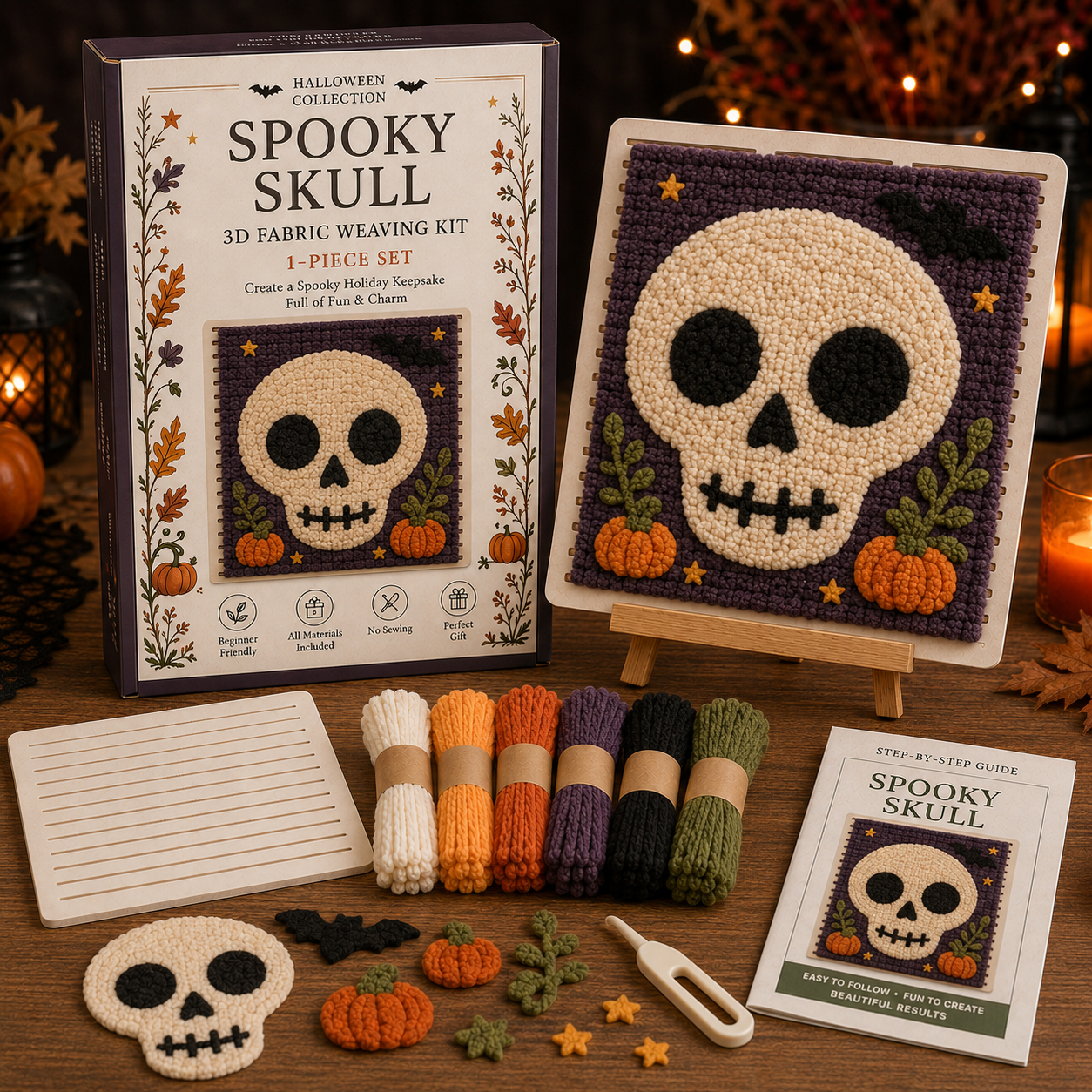 🎃 Halloween Fabric Weaving Kit-HandPrint