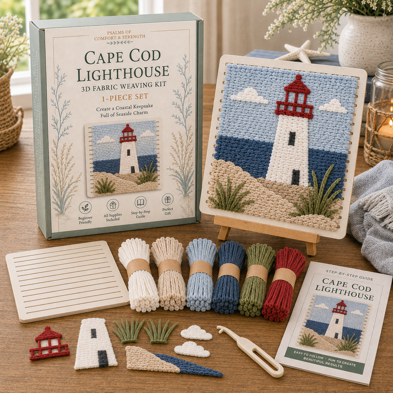 🗺️ American Destinations Fabric Weaving Kit-HandPrint