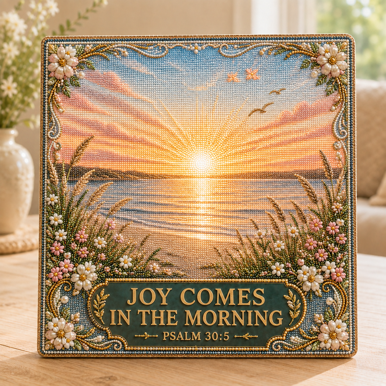 ✝️ Psalms of Comfort & Strength Pearl Diamond Art Kit-HandPrint