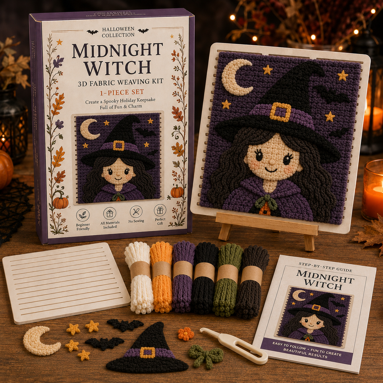 🎃 Halloween Fabric Weaving Kit-HandPrint