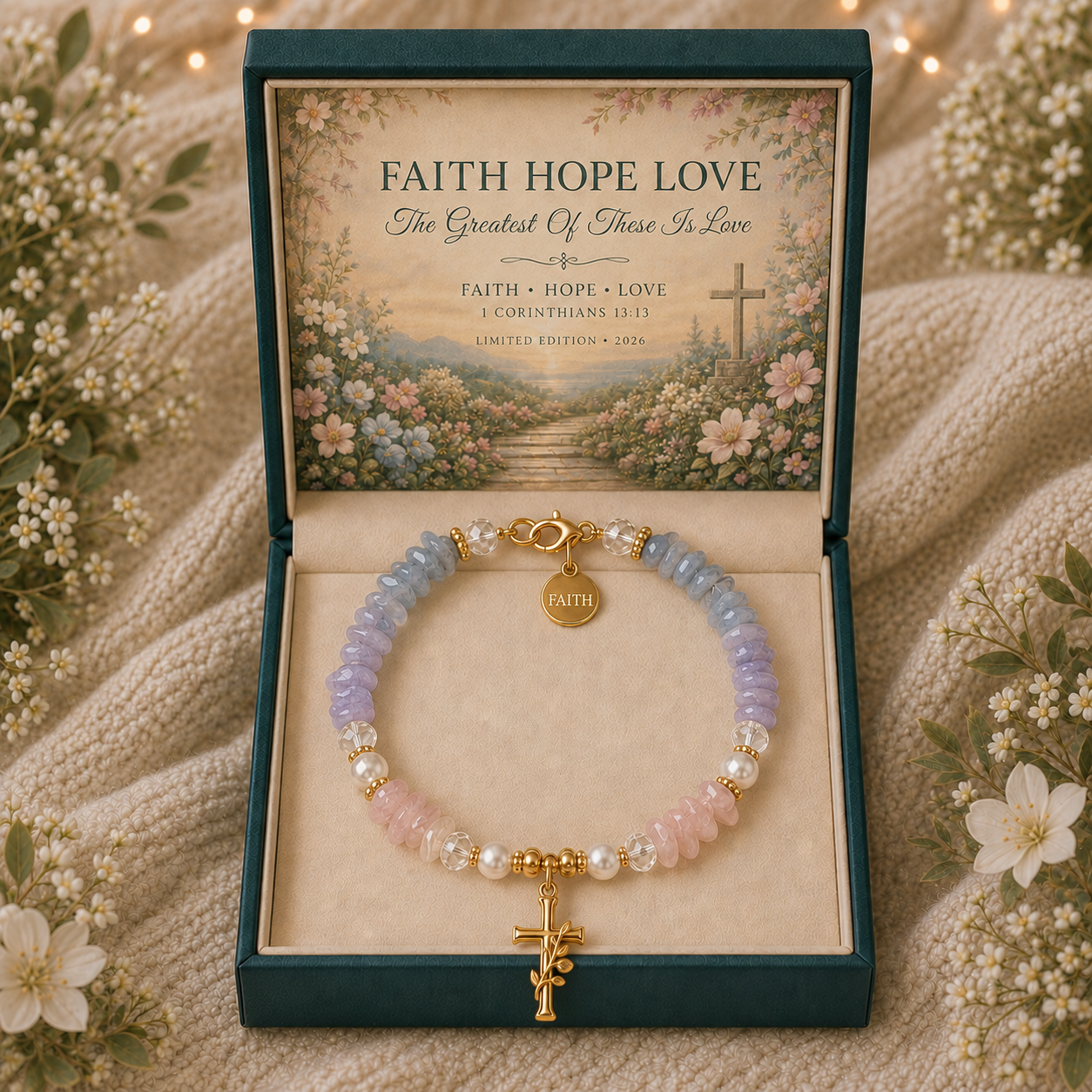 ✝️ Scripture Faith Bracelet Collection-HandPrint