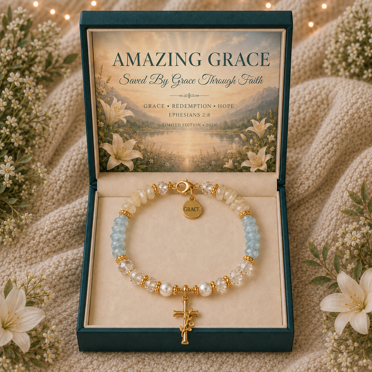 ✝️ Scripture Faith Bracelet Collection-HandPrint