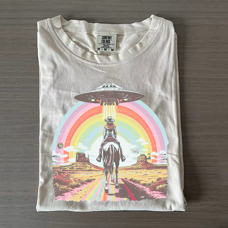 Space Cowgirl T-Shirt-NaturexCraft