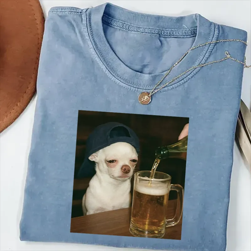 Funny Dog Meme T-shirt-NaturexCraft