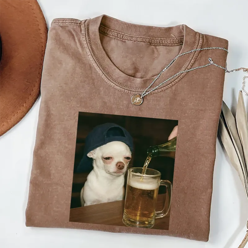 Funny Dog Meme T-shirt-NaturexCraft