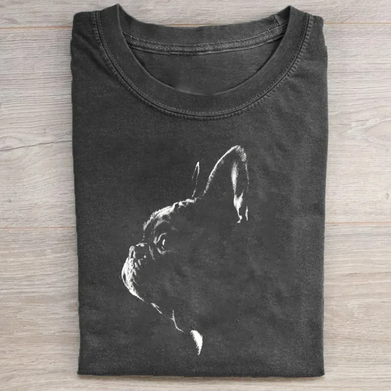 Frenchie Dog T-shirt-NaturexCraft