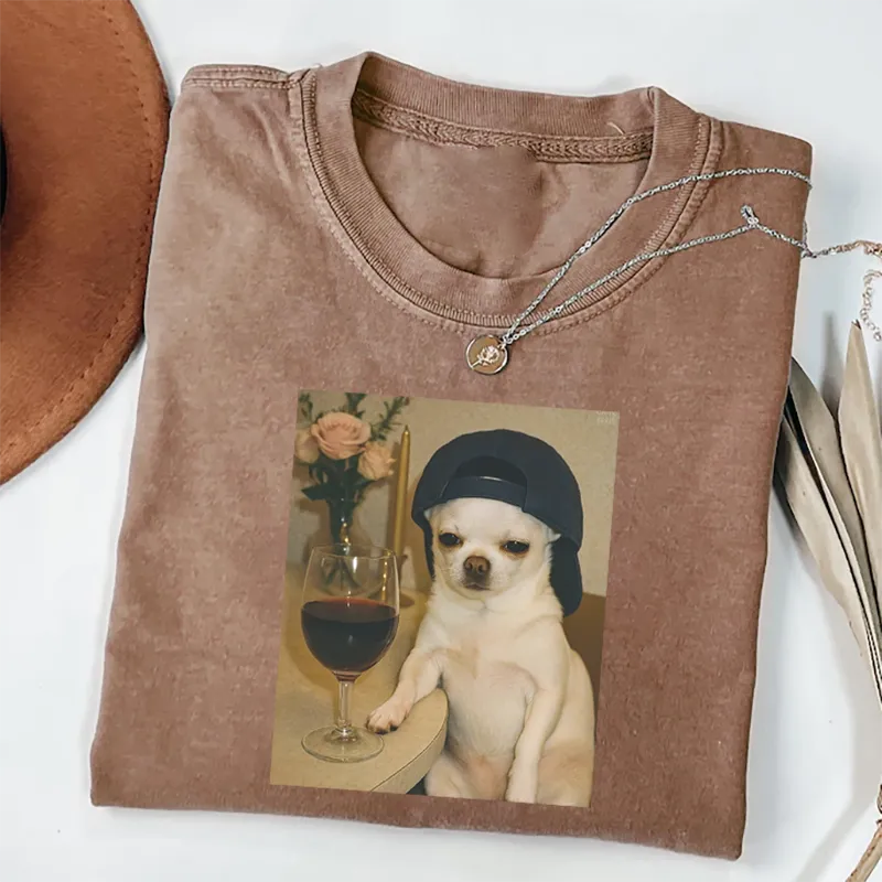 Funny Dog Meme T-shirt-NaturexCraft