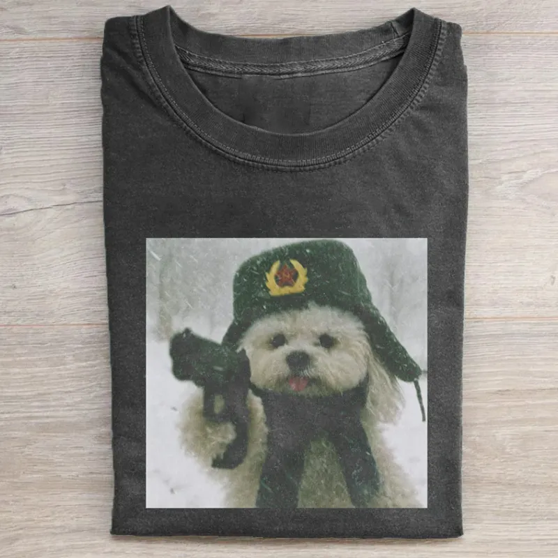 Funny Dog Meme T-shirt-NaturexCraft