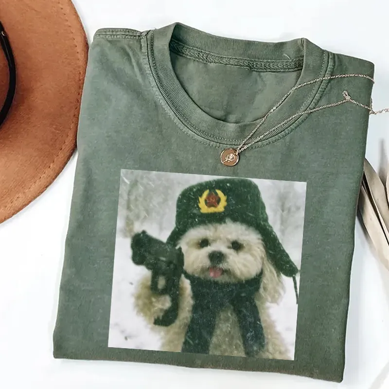 Funny Dog Meme T-shirt-NaturexCraft