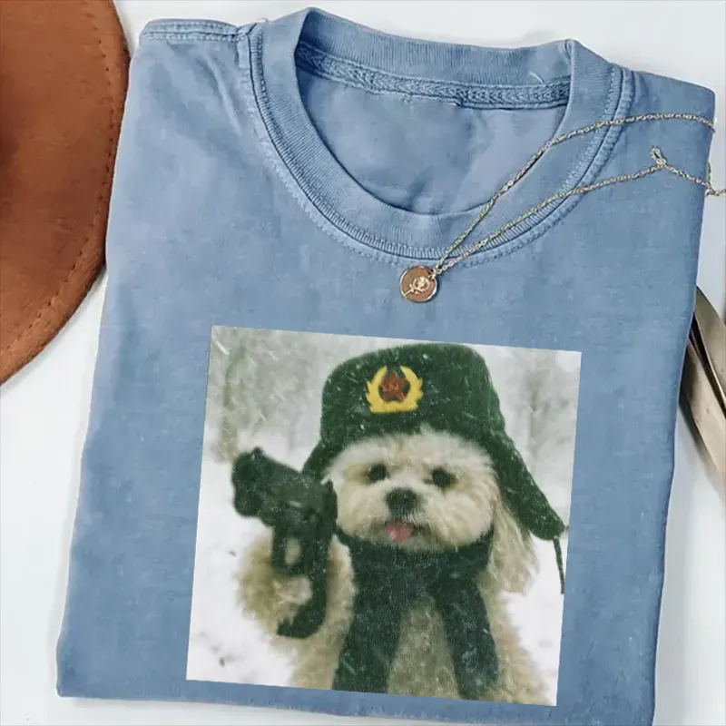 Funny Dog Meme T-shirt-NaturexCraft
