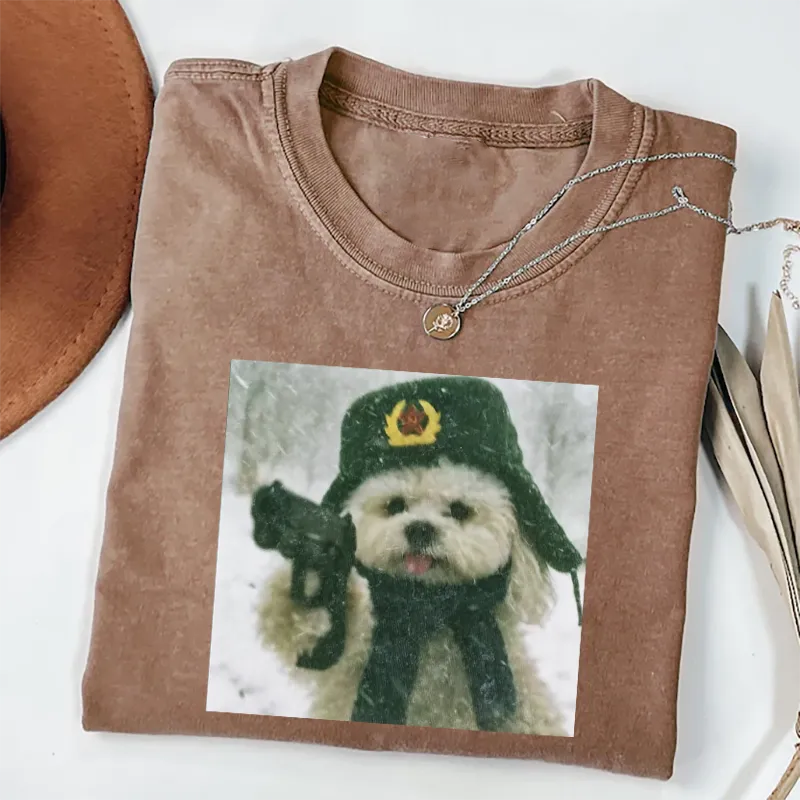 Funny Dog Meme T-shirt-NaturexCraft