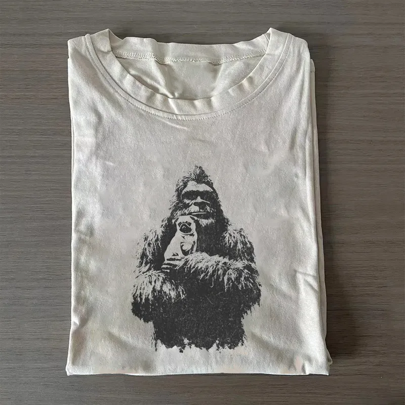 Funny Bigfoot Pug T-shirt-NaturexCraft