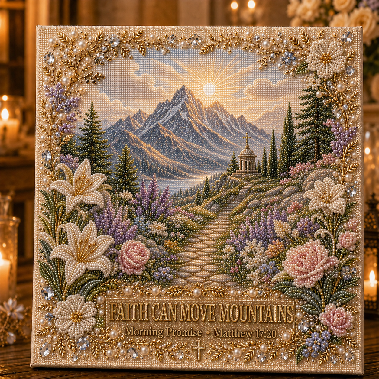 ✝️ Faith & Grace Pearl Art Kit-HandPrint