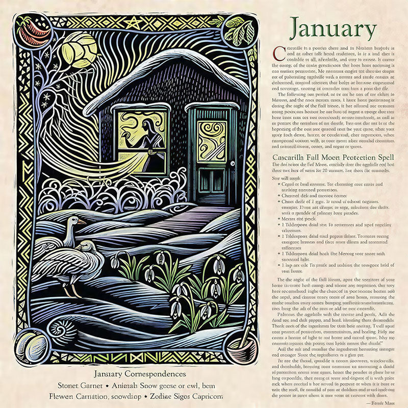 🕯️Llewellyn's 2027 Witches' Calendar – Premium Wall Calendar & Witchy Gift-HandPrint