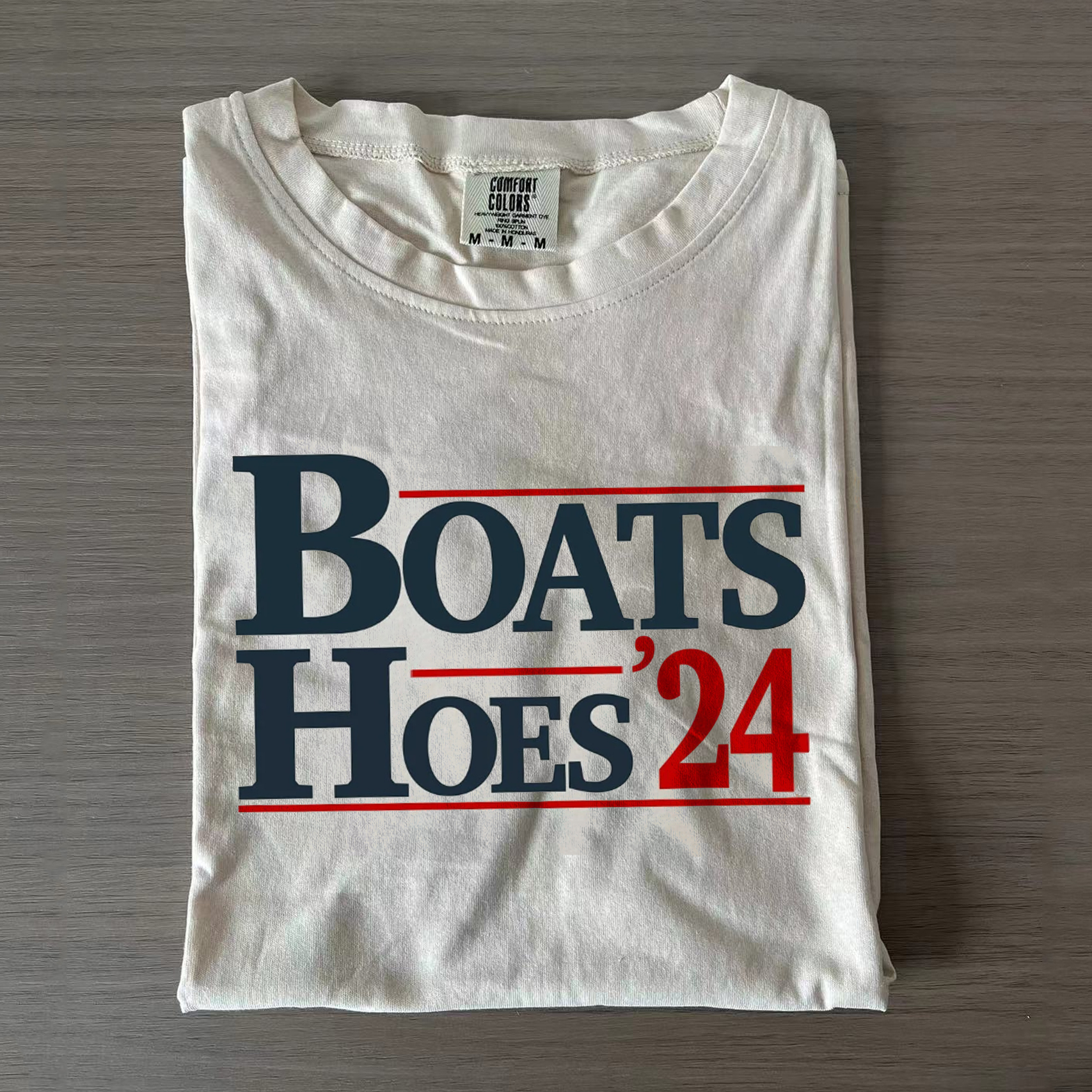 Boats and Hoes 2024 T-Shirt-NaturexCraft