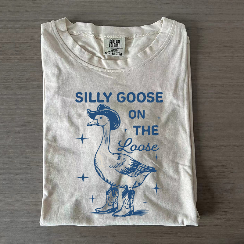 Comfort Colors Silly Goose T-shirt-NaturexCraft