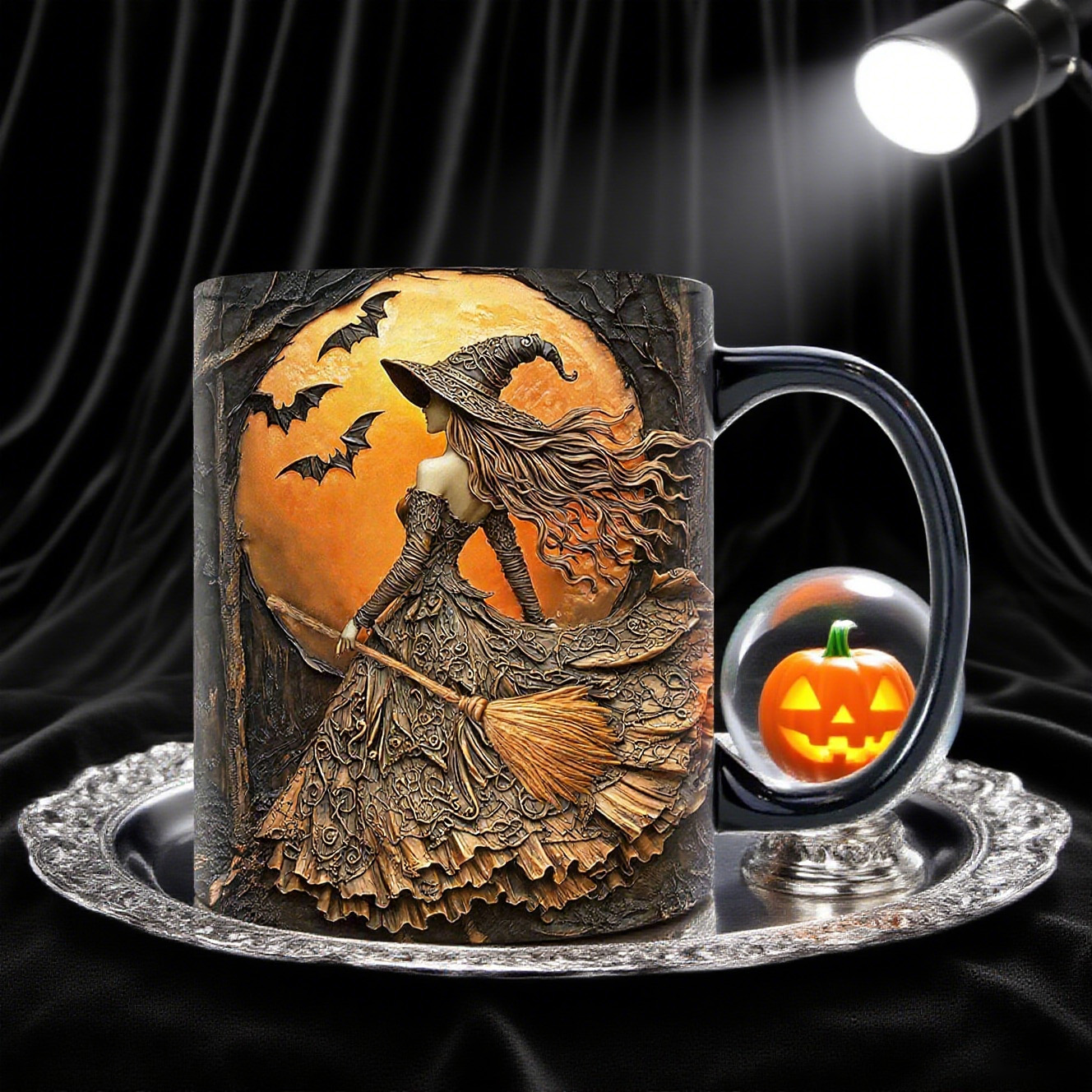 3D Witch Mug 11oz-HandPrint