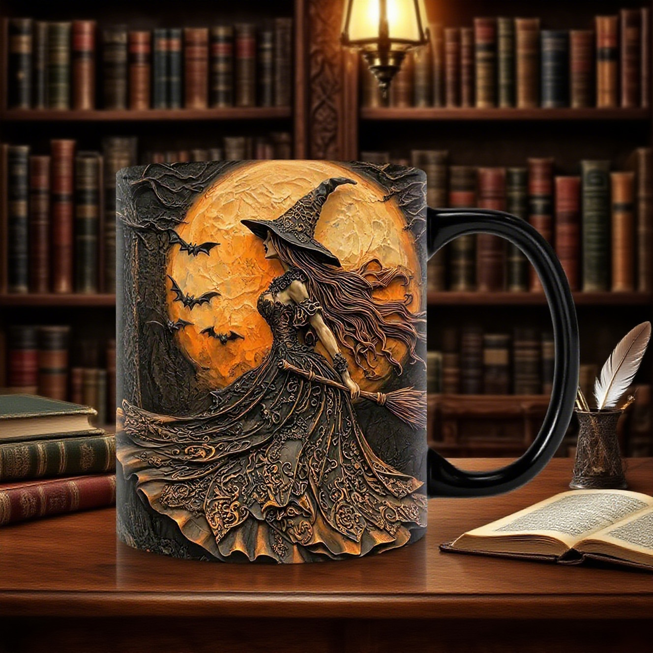 3D Witch Mug 11oz-HandPrint