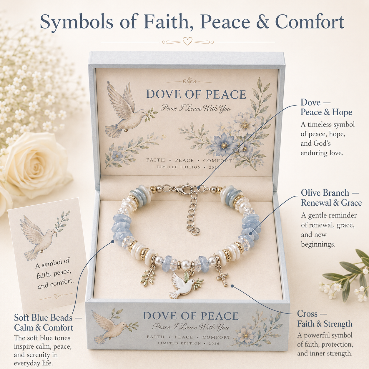 🌿 Meaningful Nature Symbol Charm Bracelet Collection-HandPrint