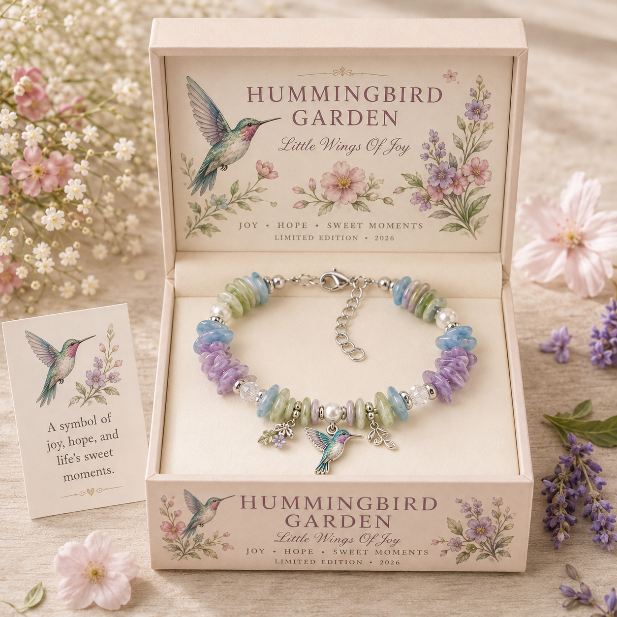 🌿 Meaningful Nature Symbol Charm Bracelet Collection-HandPrint
