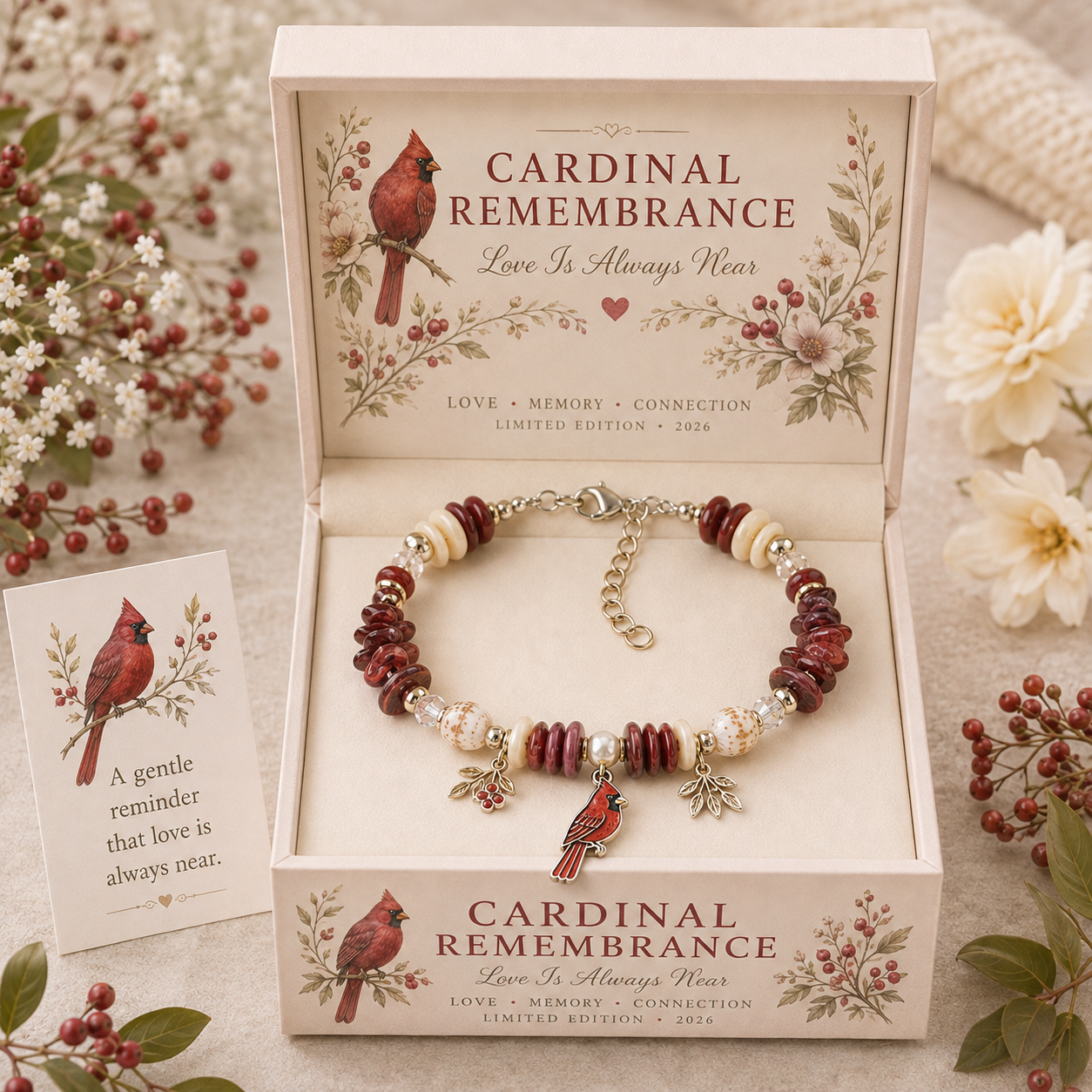 🌿 Meaningful Nature Symbol Charm Bracelet Collection-HandPrint