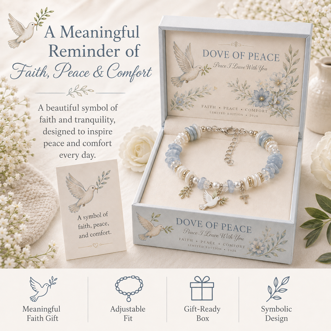 🌿 Meaningful Nature Symbol Charm Bracelet Collection-HandPrint