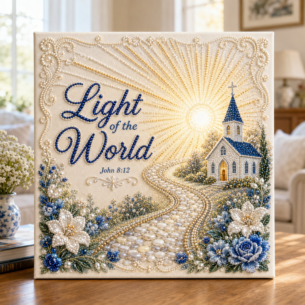 ✝️ Timeless Promises Pearl Art Kit-HandPrint