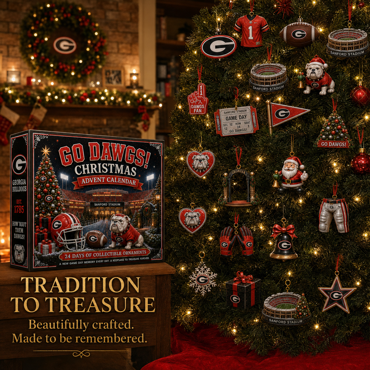 🎄 Go Dawgs! Football Christmas Advent Calendar