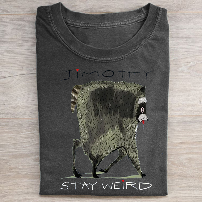 Jimothy Raccoon Viral T-shirt-NaturexCraft