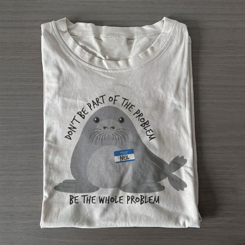 Neil Seal T-shirt-NaturexCraft
