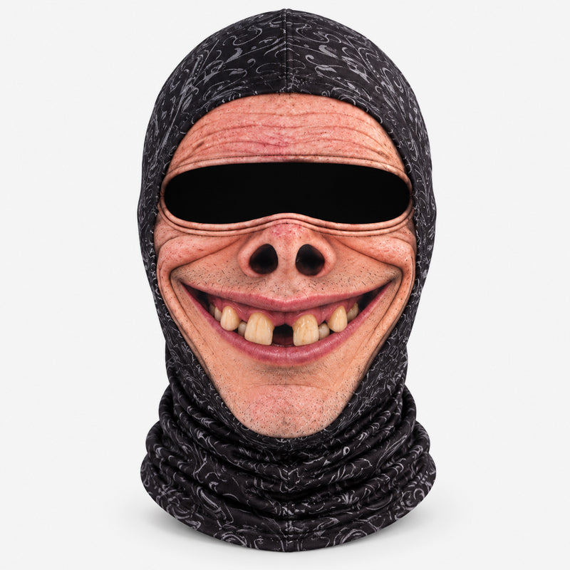Funny Ski Mask for Snow Adventures-HandPrint