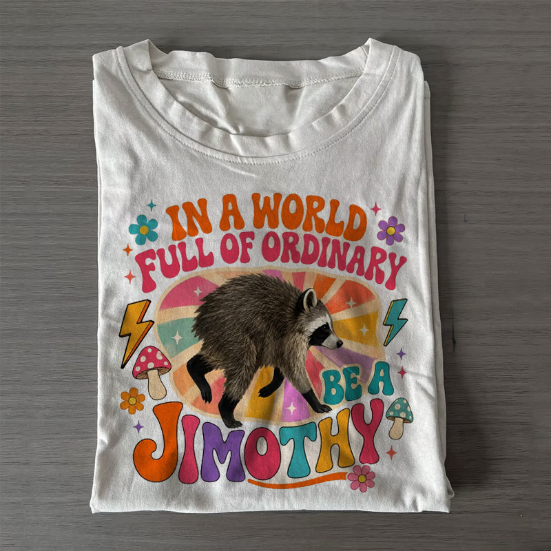 Vintage Jimothy Raccoon T-shirt-NaturexCraft