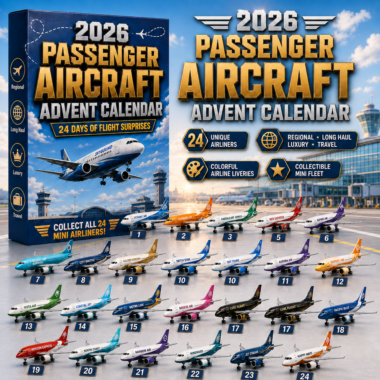 ✈️ 2026 Aviation Legends™ Advent Calendar-HandPrint