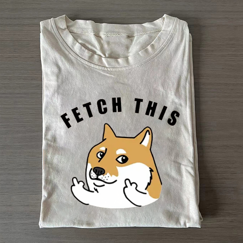 Sassy Shiba Dog With Middle Finger T-shirt-NaturexCraft
